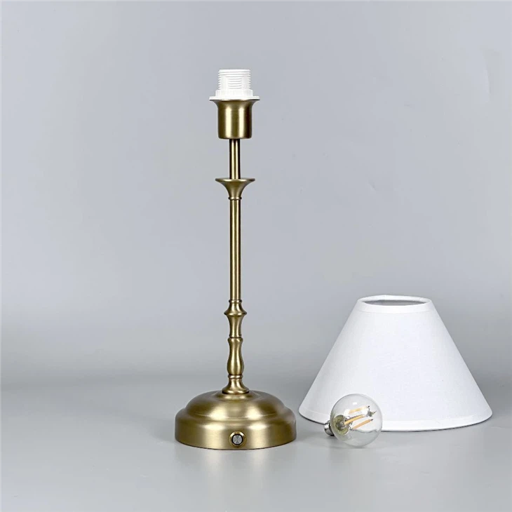 Brass Rechargeable Table Lamp