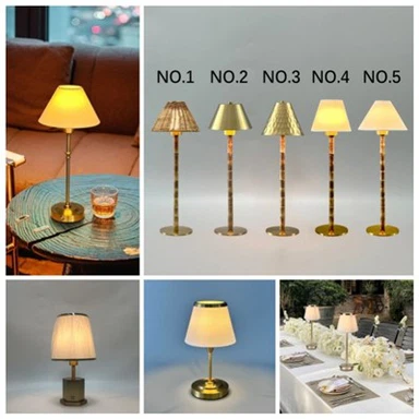 Led bordlampe genopladelig