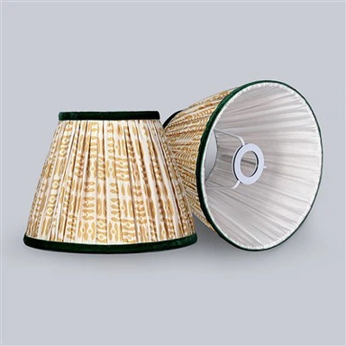 Silkestof lampeskærm med E14 E27 base