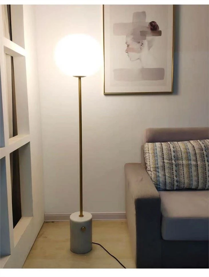 Modern Style Marble Base Floor Lamp For Dinning Room