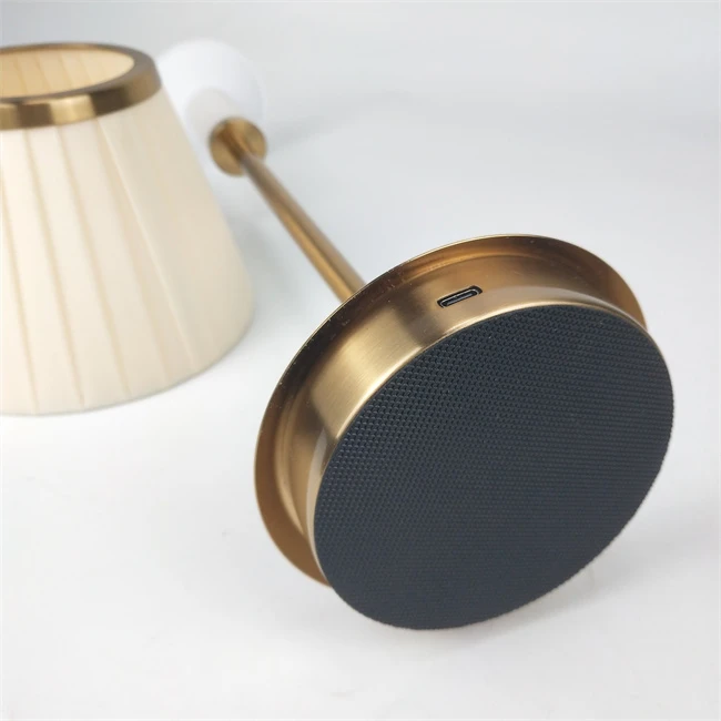 Fabric Shade Rechargeable Table Lamp